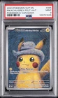 2023 POKEMON SVP EN-SV BLACK STAR PROMO #085 PIKACHU WITH GREY FELT HAT PSA 9