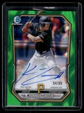KONNOR GRIFFIN 2026 BOWMAN CHROME #CPA-KG GREEN REFRACTOR AUTO 54/99
