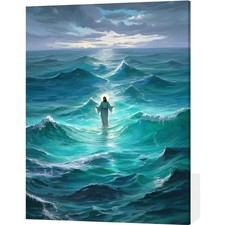 Jesus DIY Paint by Numbers Kit for Adults Beginner Paint by Number for Adults...