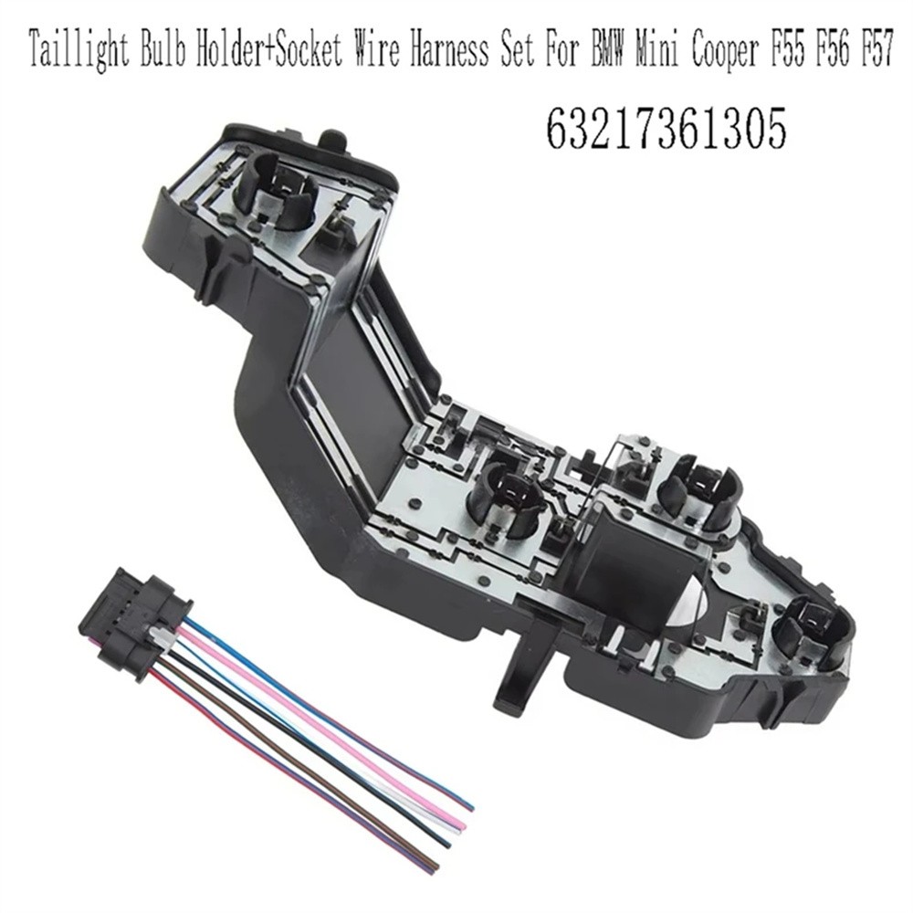 Taillight Bulb Holder+Socket Wire Harness For BMW Mini Cooper F55 F56 F57 Cabrio