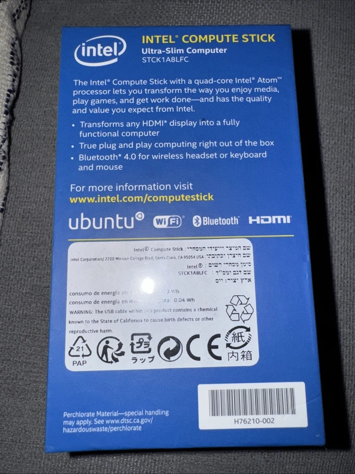 Intel Compute Stick (STCK1A8LFC) 1GB - Linux (Ubuntu 14.04) - BRAND NEW - Image 3 of 4
