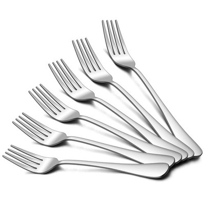 HaWare Tafelgabeln 6er Set, großer Edelstahltisch für Silber 