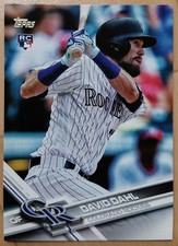 David Dahl 2017 Topps Series 1 #306 MLB Rookie Card, New, Collectible KKC. rookie card picture