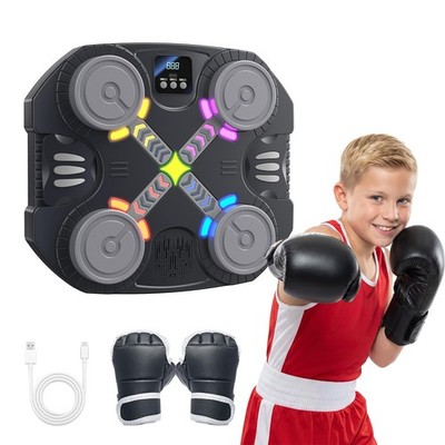 Music Boxing Machine for -Interactive Wall Mounted Punching Target with Sound...