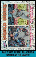 2026 Topps Heritage #312 World Series Highlights WSHL Chrome Silver Sparkle