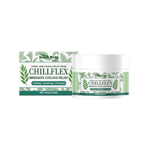 2X CHILLFLEX crema lenitiva al mentolo attività articolari in tutto il corpo 3,5 oz - Foto 3 di 13