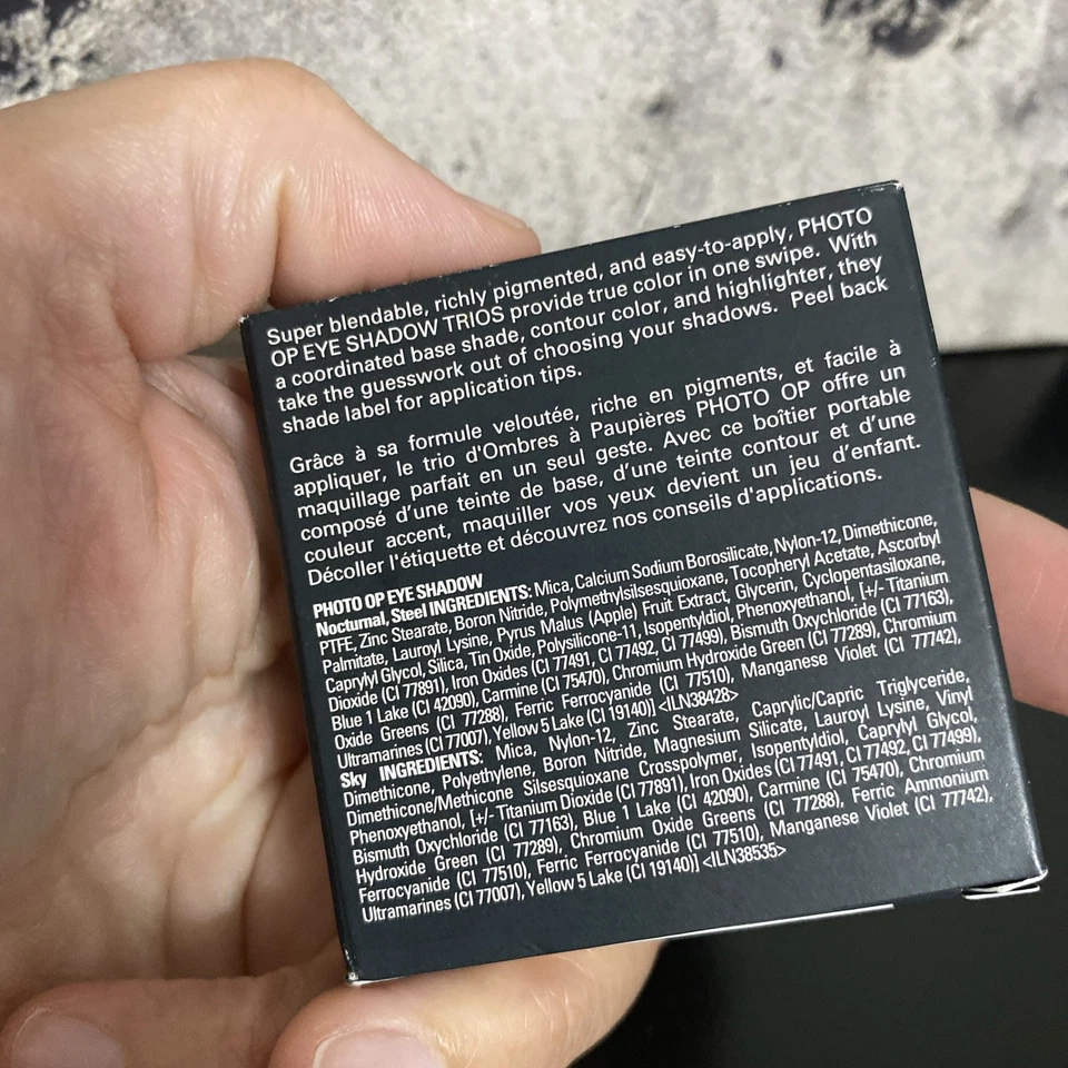 SMASHBOX PHOTO OP EYE SHADOW TRIO NIB Skybox Sky Steel Nocturnal - Image 4 of 4