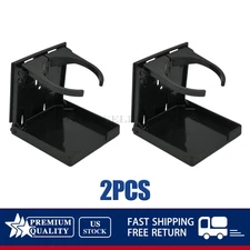 2PCS Universal Adjustable Car Van Folding Cup Holder Drink Holders Vehicle Boat