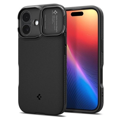 Spigen Optik Armor MagSafe, schwarz - iPhone 17
