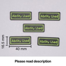 TCG Ability Used Reminder Markers - Black and Green (Pack of 5)