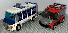 Lego 60008 City Museum Break-in Complete Set With Minifigures Manuals