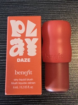Benefit Play Daze Airy Liquid Blush CHILI Blusher 6mL Full Size NIB Fast Ship! 
