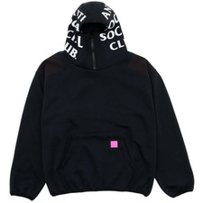 Anti Social Social Club Ski Mask Hoodie Black 2025 Made In USA Brand New