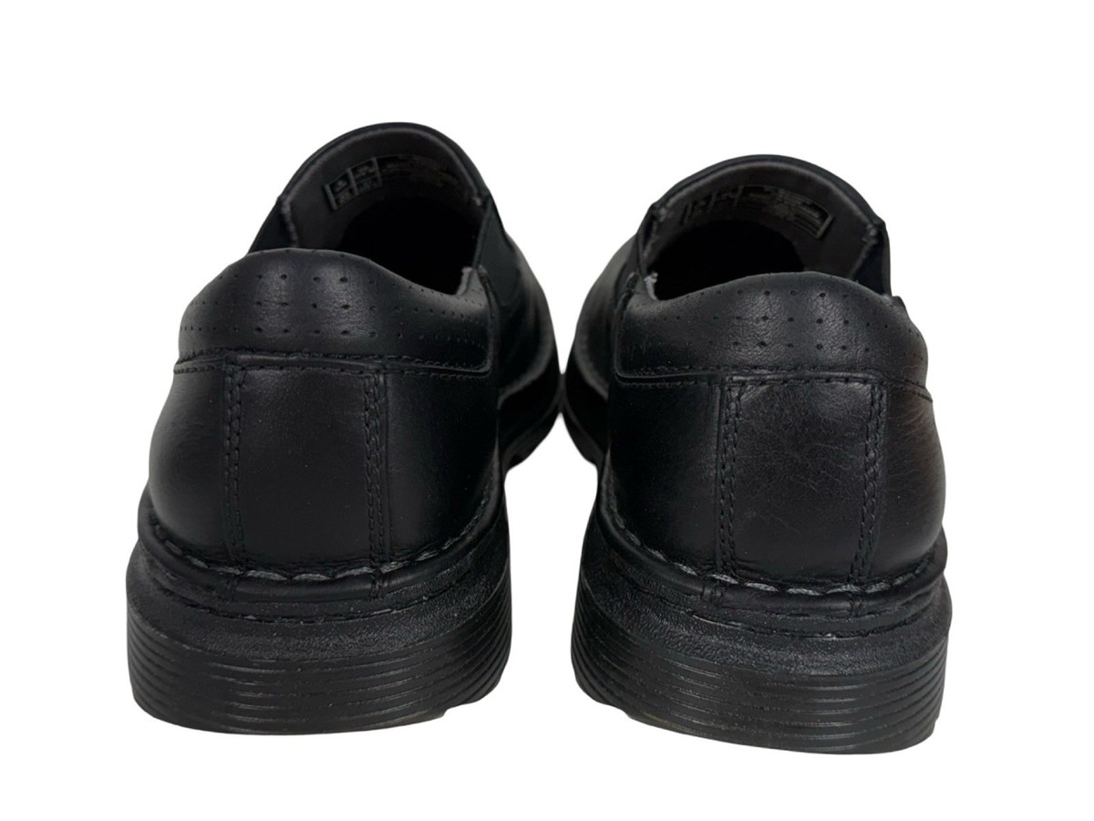 Dr Martens Orson Black Leather Slip On Loafers Shoes Mens US 