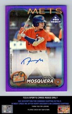 2024 Topps Pro Debut #PD-72 Autographs Diego Mosquera SN,AU Mets Baseball /299