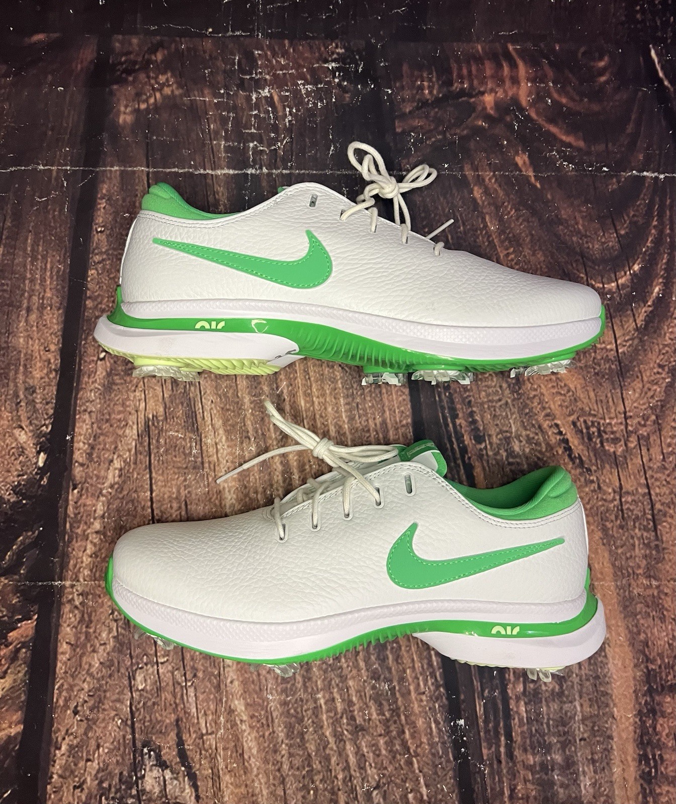 Nike Air Zoom Victory Tour 3 Men's 7.5 White Green Shock Golf Shoes DX9025-102