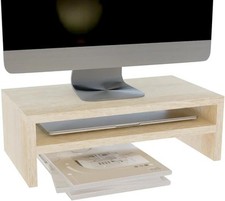 ComfortCove, 2-Tier Computer Monitor Riser & Laptop Stand with Storage Shelf
