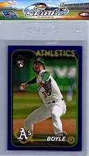 2024 Topps #443 Joe Boyle Royal Blue