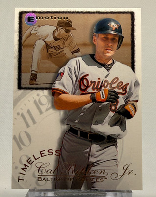 Cal Ripken Jr.  Fleer/SkyBox 1995 Emotion Timeless #10 Orioles 2000th Game Card