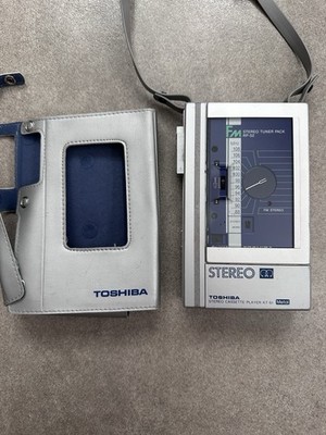 Toshiba Cassette Player KT-S1, Tasche, Tuner Pack RP-S2 Teilweise Defekt