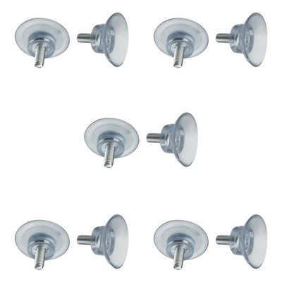 10Pcs Strong Suction Cup For Home Furniture Glass Table Top w/ M8 Screw ww