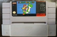 Super Mario World (Super Nintendo SNES, 1991) AUTHENTIC CARTRIDGE TESTED 