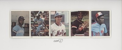 1982 Stamps Block of 10 Neil Allen Steve Rogers UL Washington Ken Oberkfell fm0