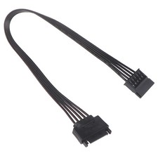 30CM SATA 15Pin Male to Female Power Cable HDD SSD Power Supply CablY SE