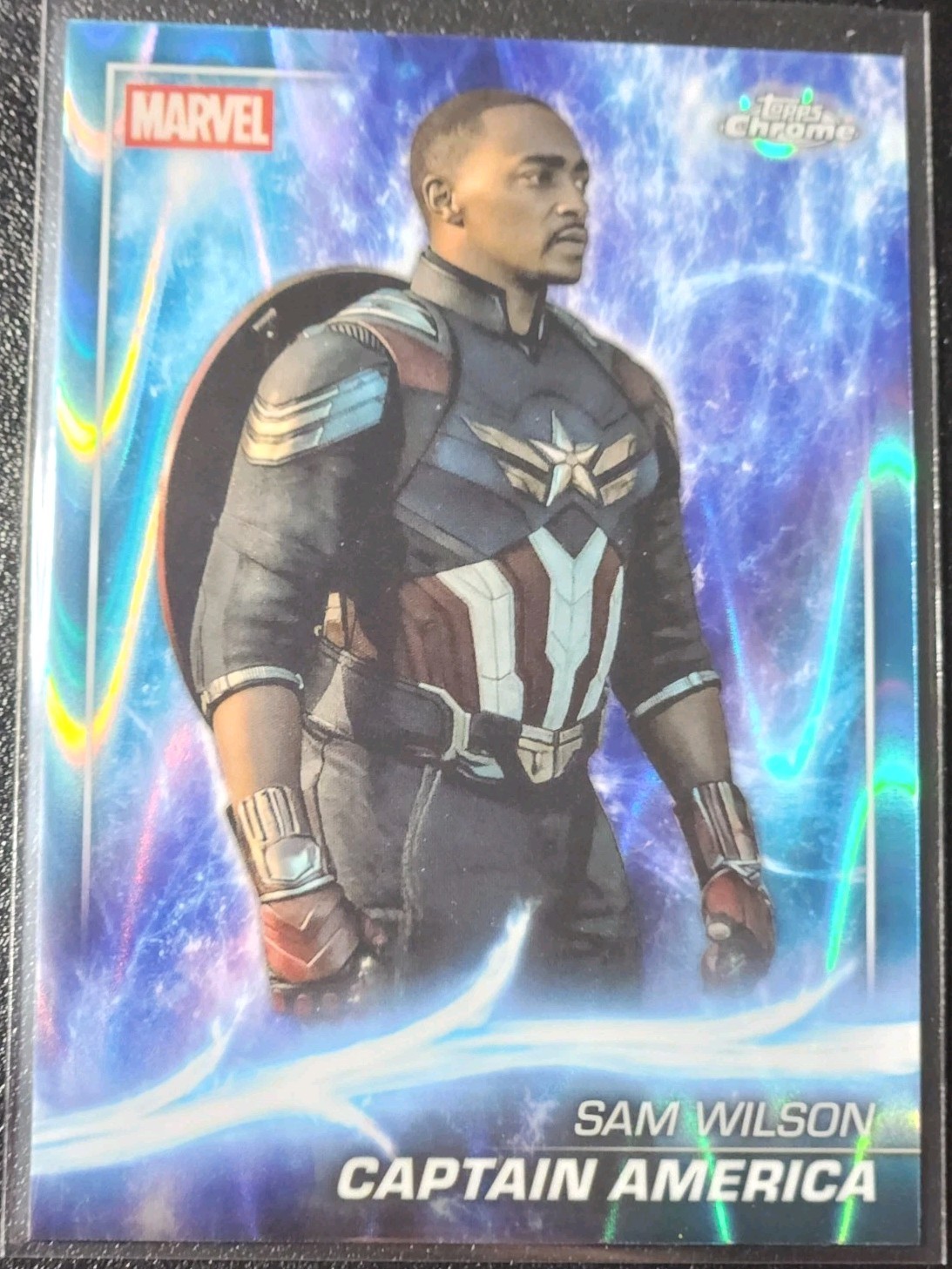 2025 Topps Chrome Marvel Studios #167 Sam Wilson Refractor Captain America