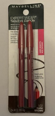 Maybelline Expert Wear Twin Brow & Eye Pencil (Pack of 2)