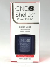 CND Shellac Soak Off Gel Polish - Purple Purple 0.25oz