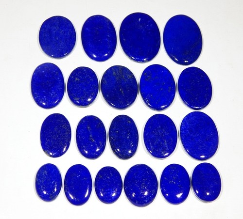 Lapis Lazuli Oval 250ct Wholesale Lot Natural Pendant Size Cabochon Gemstone AAA - Picture 4 of 4