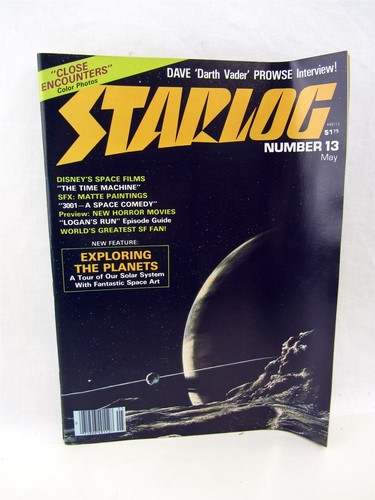 STARLOG Magazine 1978 #13 Dave Prowse, Close Encounters, Exploring the Planets - 第 1/3 張圖片