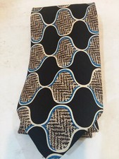 Stefano Milano Vintage Hand Made Italian 100 SILK Neck Tie