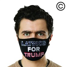 LATINOS FOR TRUMP Cover your face - face mask