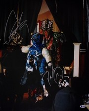 Foto firmada por Pentagon Jr. y Great Muta 16x20 certificado de autenticidad BAS nueva lucha libre profesional de Japón WWE