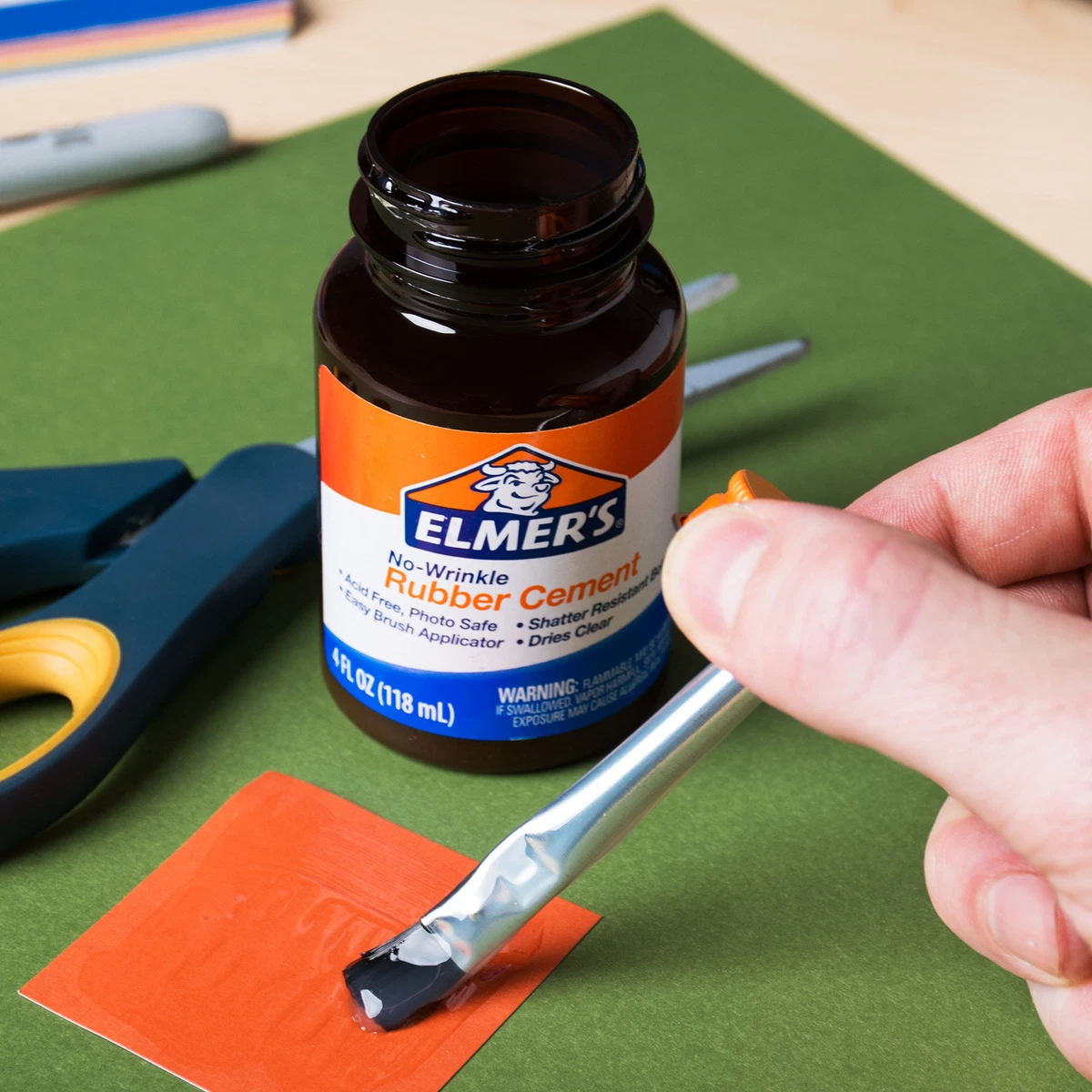 Elmer s E904 No Wrinkle Rubber Cement 4 oz. 26000109048 eBay