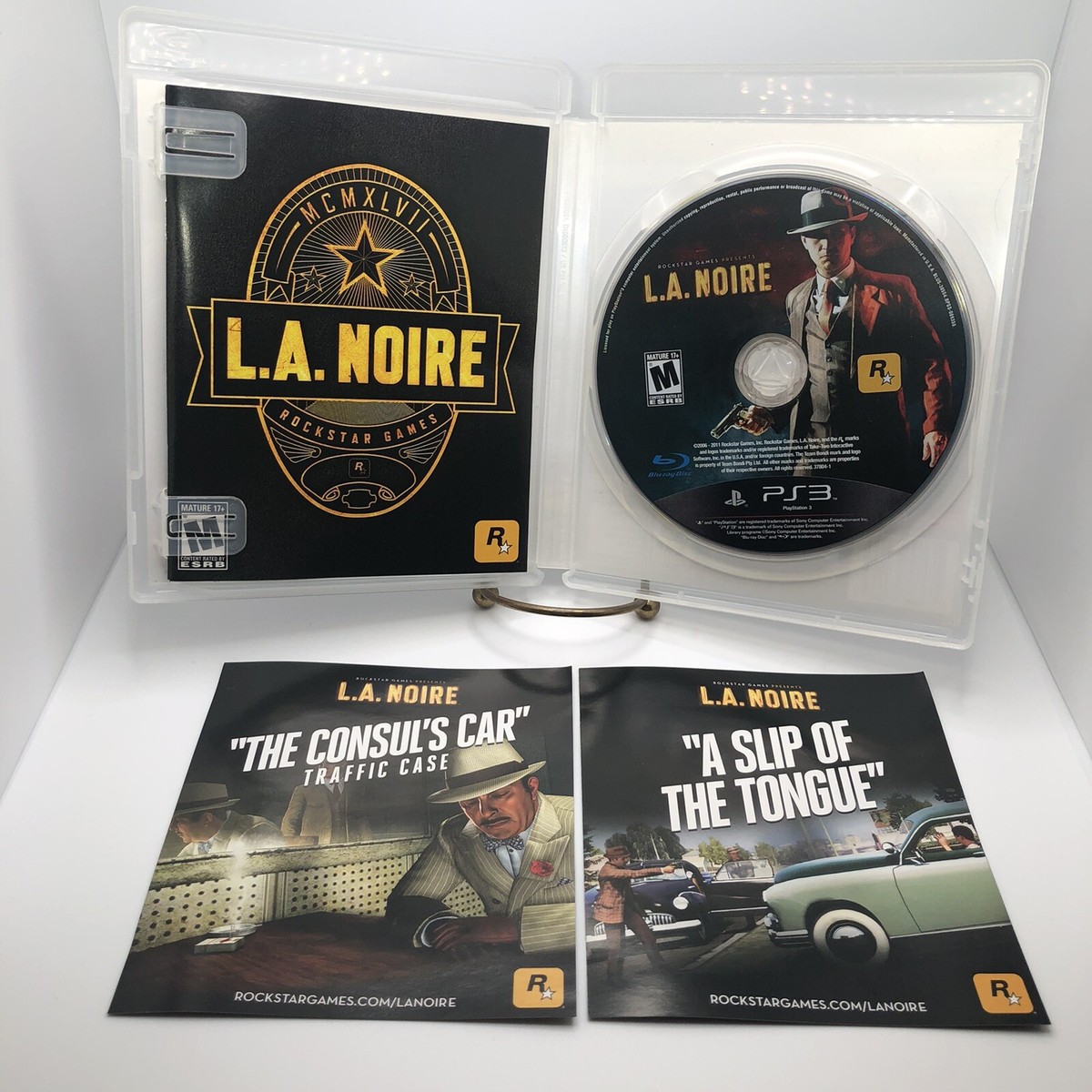 L.A. Noire Sony PlayStation 3 PS3 Game CIB W/Manual & Inserts