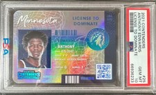 2021 Contenders License to Dominate Anthony Edwards 25 PSA 10