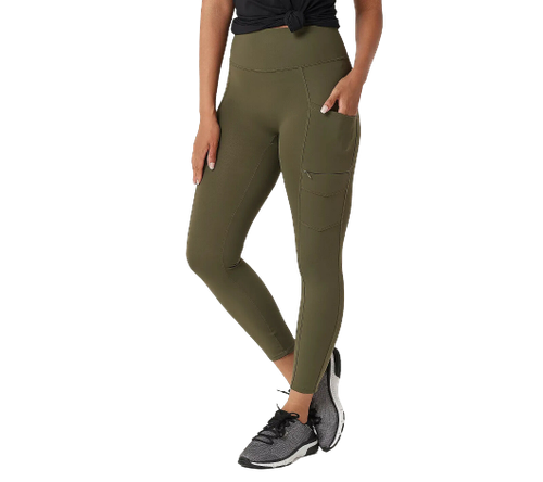 Army Green Leggings With Pockets