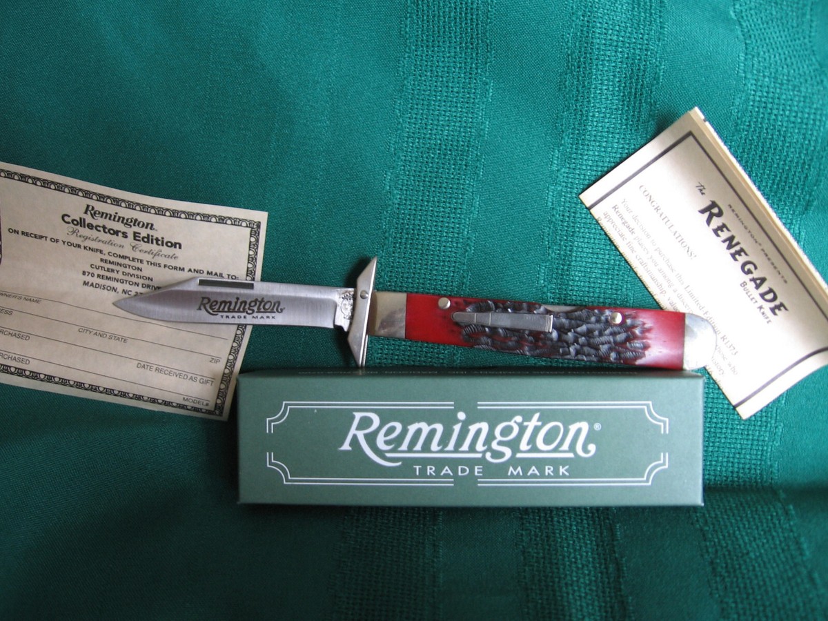 Remington 2007 (R-1373) “The Renegade” CHEETAH Bullet Knife - MIB