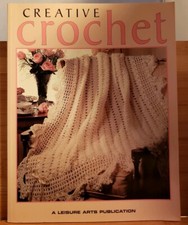 AH12 LEISURE ARTS CREATIVE CROCHET - OVER 50 DESIGNS