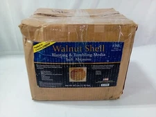 25 lbs Fine 24 Grit Walnut Shell Blasting / Tumbling Media-Clean
