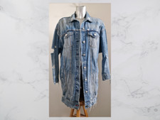 Veste Longue Destroy Over Size en Jean Zara