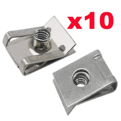 10pcs Stainless Steel U Type Clips with Thread M6 M5 M4 M8 8mm 5mm 6mm 4mm Reed