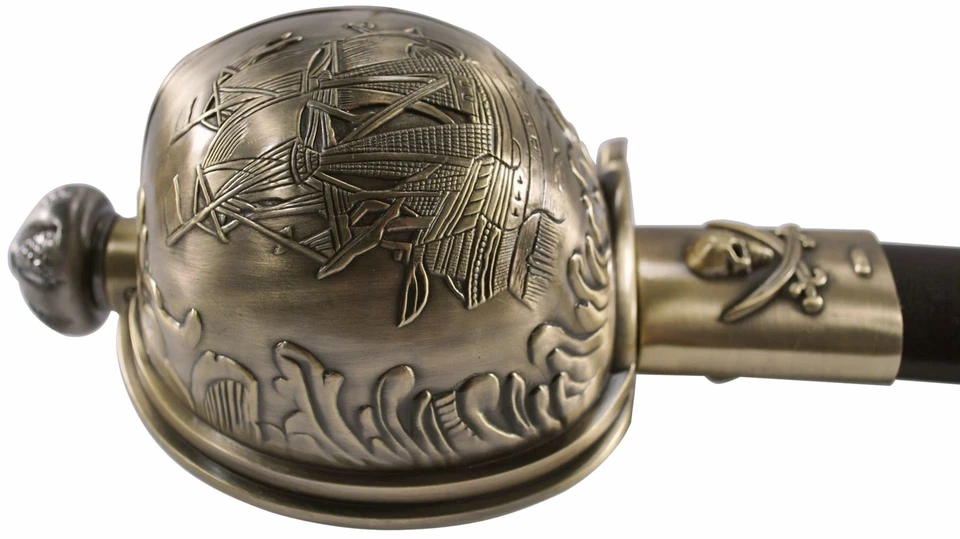 Espada pirata de metal de 28" Festival Renaissance Faire 440 hoja de acero inoxidable Foto 3 de 4