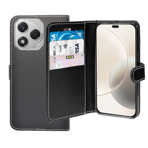 For Honor 400 Lite Flip Book Wallet Folio PU Leather Gel Phone Case - Picture 31 of 48