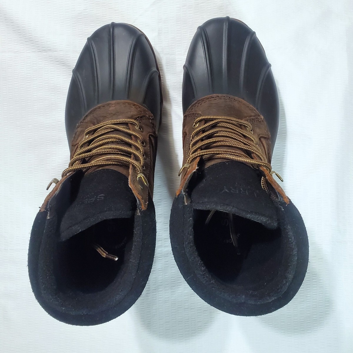 Sperry Top-Sider Brewster Waterproof Duck Boots sz 8 