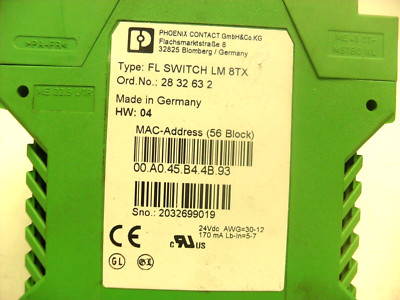 Phoenix Contact - FL SWITCH LM 8TX - 28 32 63 2 -