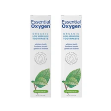 Essential Oxygen Toothpaste BR Certified Organic, for Whiter Teeth (2 Pack)